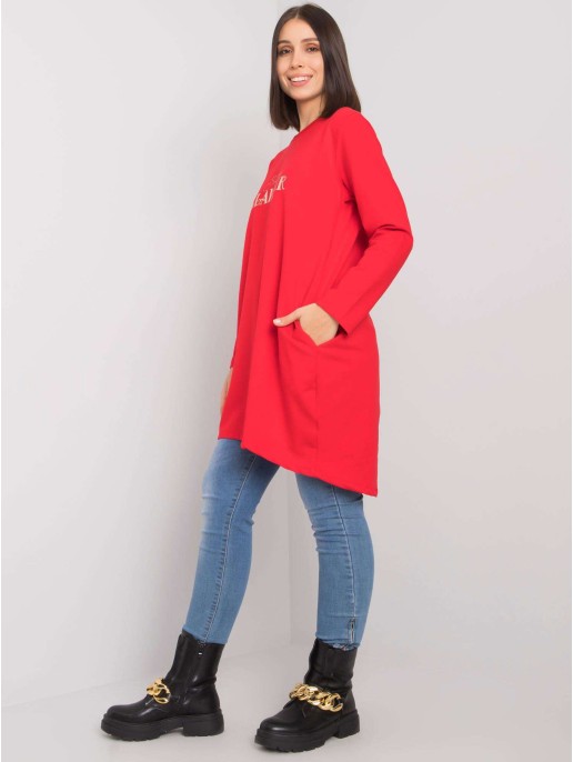 Tunika-RV-TU-7277.76P-czerwony Tunika-RV-TU-7277.76P-czerwony