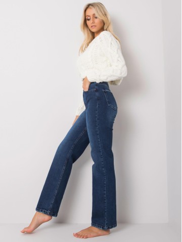 Spodnie jeans-MR-SP-351.72P-granatowy 2