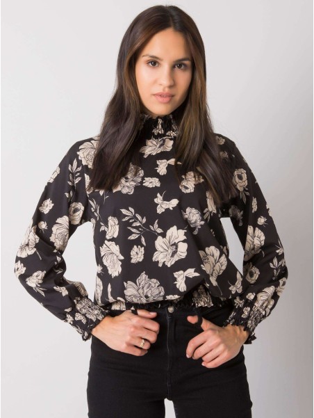 Bluzka-DHJ-BZ-8501.79-czarno-beżowy