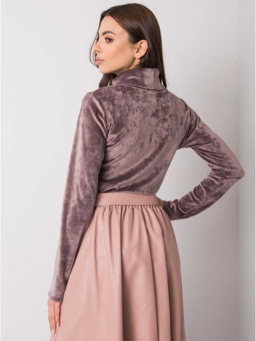 Bluzka-LK-BZ-508410.07P-ciemny bezowy Bluzka-LK-BZ-508410.07P-ciemny bezowy