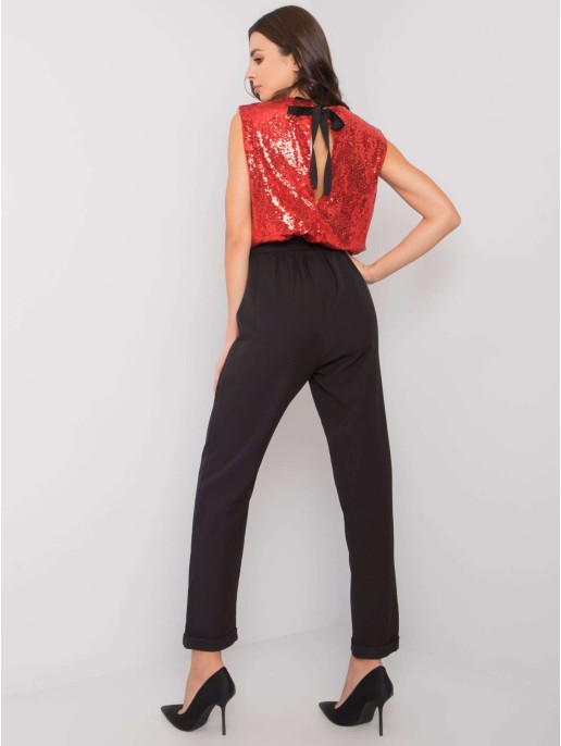 Kombinezon-LK-KO-507264.83P-czarno-czerwony Kombinezon-LK-KO-507264.83P-czarno-czerwony