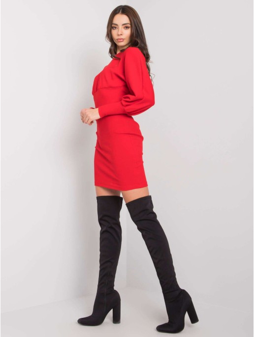 Sukienka-RV-SK-6079.65-czerwony Sukienka-RV-SK-6079.65-czerwony