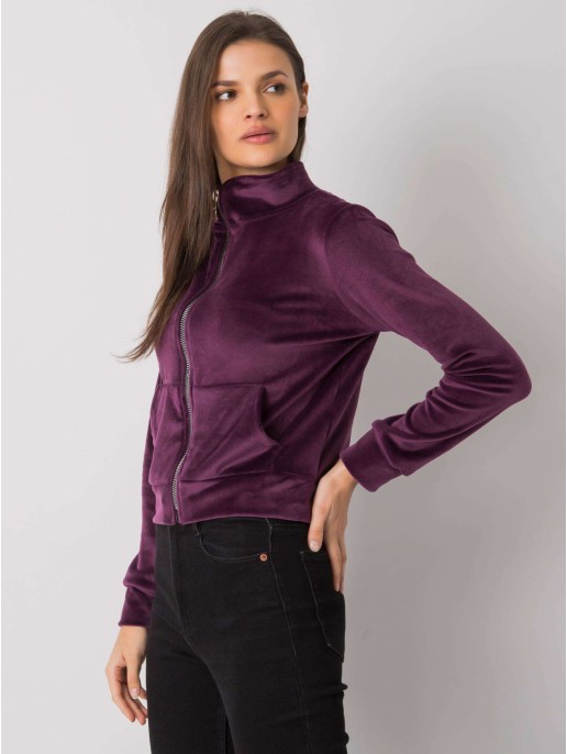 Bluza-RV-BL-7303.98P-ciemny fioletowy Bluza-RV-BL-7303.98P-ciemny fioletowy