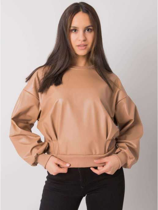 Bluza-RV-BL-7352.52-camelowy Bluza-RV-BL-7352.52-camelowy