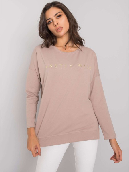 Bluzka-RV-BZ-7193.13P-ciemny bezowy