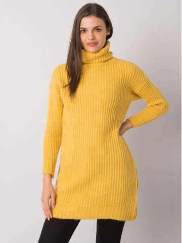 Sweter-ASM-SW-5041.96P-ciemny żółty 2