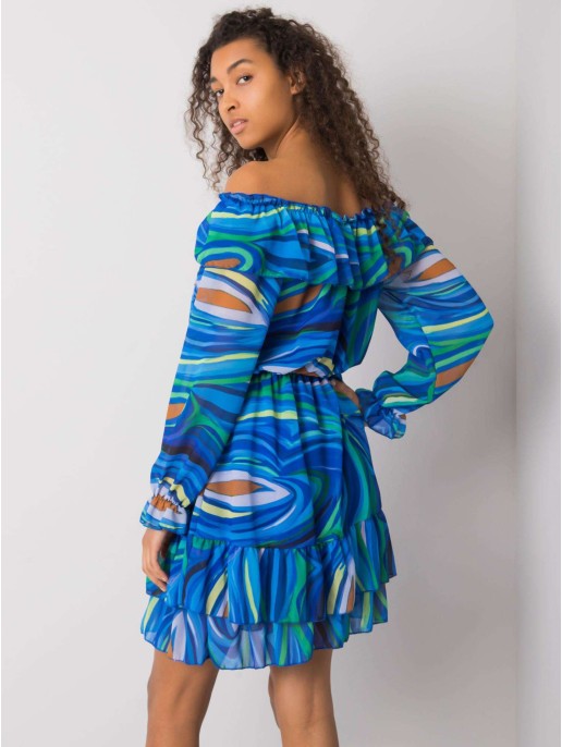 Sukienka-DHJ-SK-15015-1.48P-ciemny niebieski