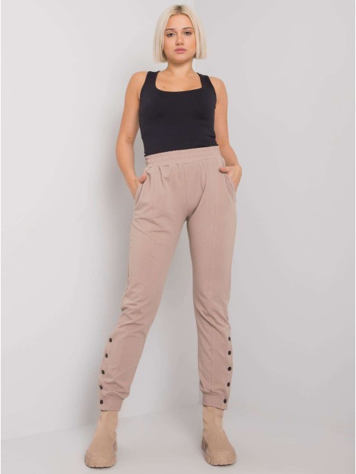 Spodnie dresowe-RV-DR-7365.17P-ciemny bezowy Spodnie dresowe-RV-DR-7365.17P-ciemny bezowy