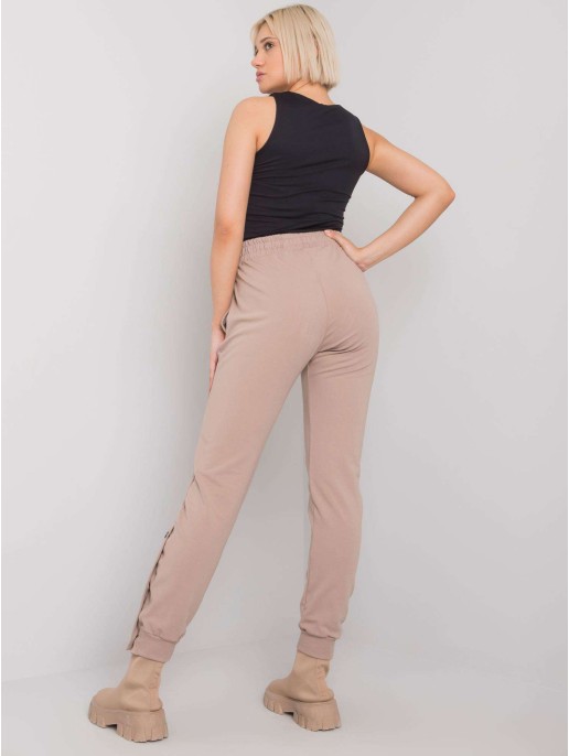 Spodnie dresowe-RV-DR-7365.17P-ciemny bezowy Spodnie dresowe-RV-DR-7365.17P-ciemny bezowy