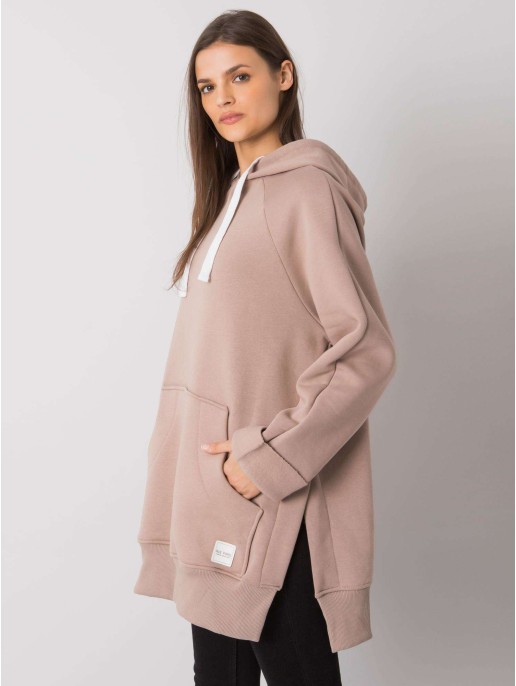 Bluza-RV-BL-7371.00P-ciemny bezowy Bluza-RV-BL-7371.00P-ciemny bezowy