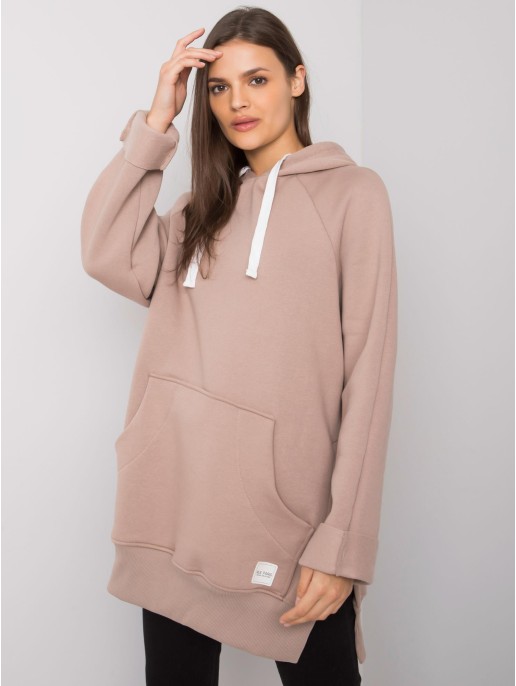 Bluza-RV-BL-7371.00P-ciemny bezowy Bluza-RV-BL-7371.00P-ciemny bezowy