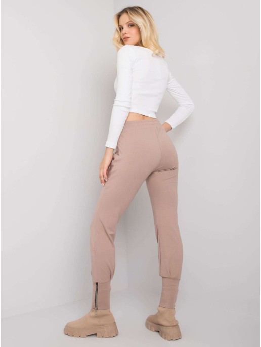 Spodnie dresowe-RV-DR-7341.30P-ciemny bezowy Spodnie dresowe-RV-DR-7341.30P-ciemny bezowy