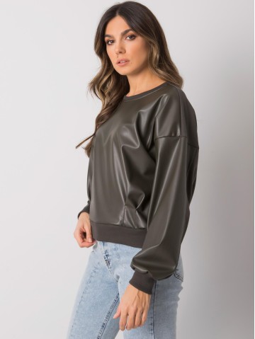 Bluza-RV-BL-7352.52-ciemny khaki 2