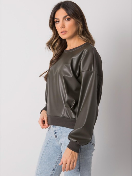 Bluza-RV-BL-7352.52-ciemny khaki Bluza-RV-BL-7352.52-ciemny khaki