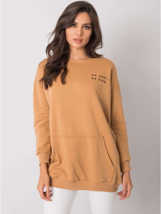 Bluza-RV-BL-7202.32P-camelowy Bluza-RV-BL-7202.32P-camelowy