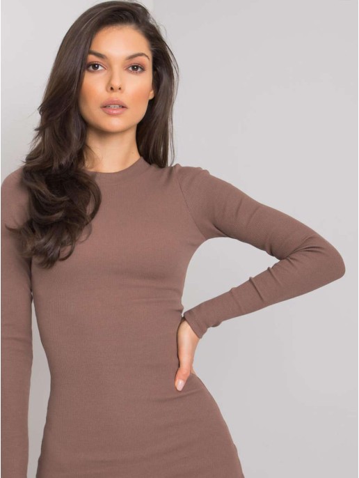 Sukienka-RV-SK-5131.18P-brązowy
