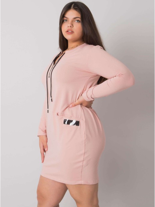 Suknelė-RV-SK-7241.43-šviesiai rožinė Suknelė-RV-SK-7241.43-šviesiai rožinė