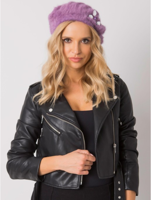 Czapka-AT-CZ-BF38834-1-fioletowy Czapka-AT-CZ-BF38834-1-fioletowy