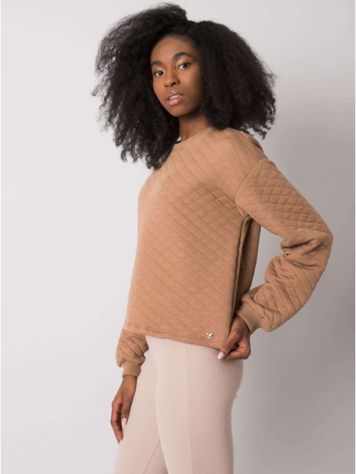 Džemperis-RV-BL-7446.99-rusvas Džemperis-RV-BL-7446.99-rusvas