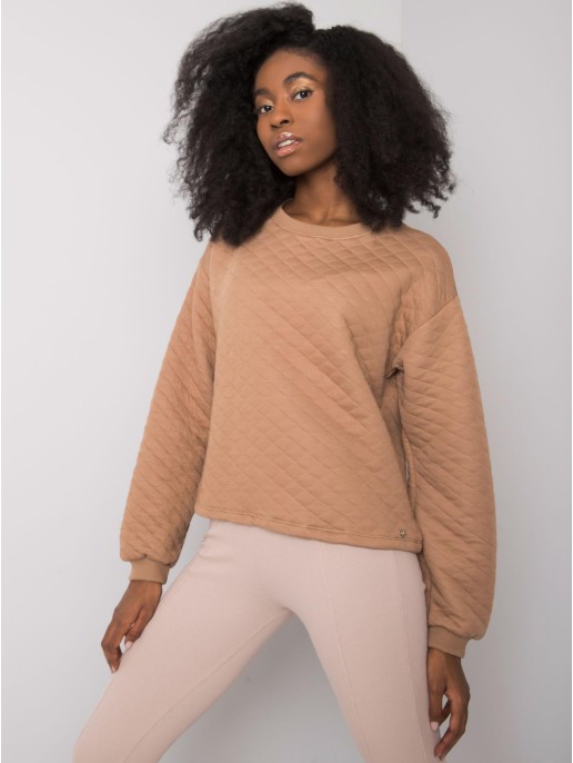 Džemperis-RV-BL-7446.99-rusvas Džemperis-RV-BL-7446.99-rusvas