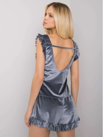 Piżama-RV-PI-7395.40-ciemny szary 2