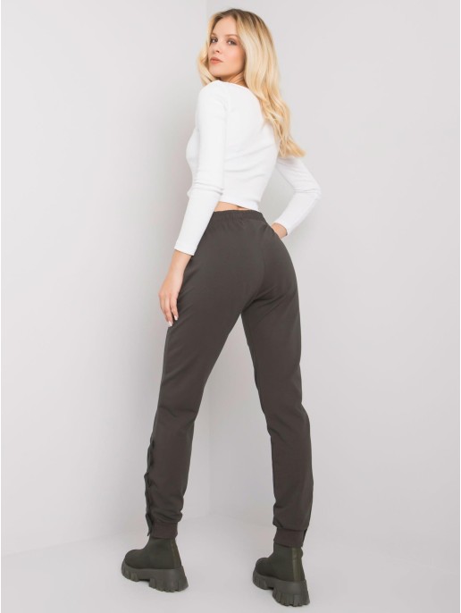 Spodnie dresowe-RV-DR-7365.17P-ciemny khaki Spodnie dresowe-RV-DR-7365.17P-ciemny khaki