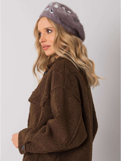 Czapka-AT-CZ-BF38834-1-ciemny fioletowy Czapka-AT-CZ-BF38834-1-ciemny fioletowy