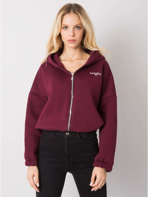 Džemperis-RV-BL-7366.31-bordowy Džemperis-RV-BL-7366.31-bordowy