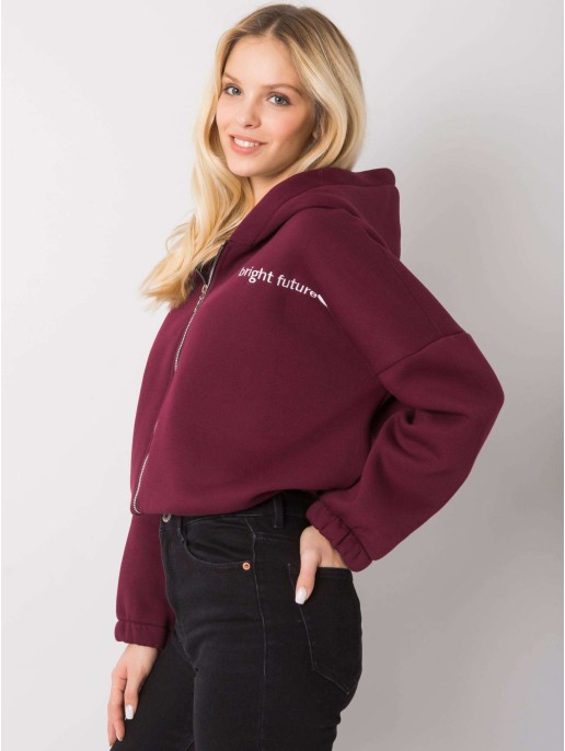 Džemperis-RV-BL-7366.31-bordowy Džemperis-RV-BL-7366.31-bordowy