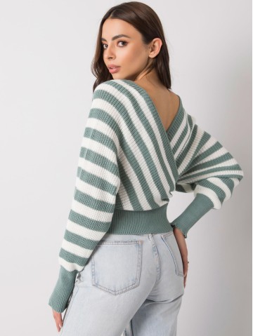 Sweter-ASM-SW-7474.82P-mietowy 2