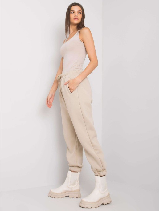 Spodnie dresowe-RV-DR-7205.74-beżowy Spodnie dresowe-RV-DR-7205.74-beżowy