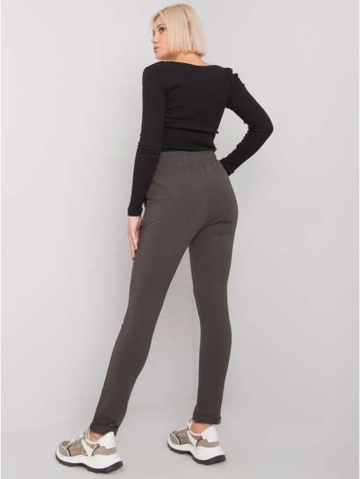 Spodnie dresowe-RV-DR-6685.70P-ciemny khaki Spodnie dresowe-RV-DR-6685.70P-ciemny khaki