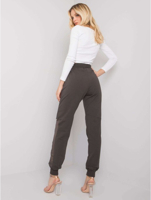 Spodnie dresowe-RV-DR-6896.48P-ciemny khaki Spodnie dresowe-RV-DR-6896.48P-ciemny khaki