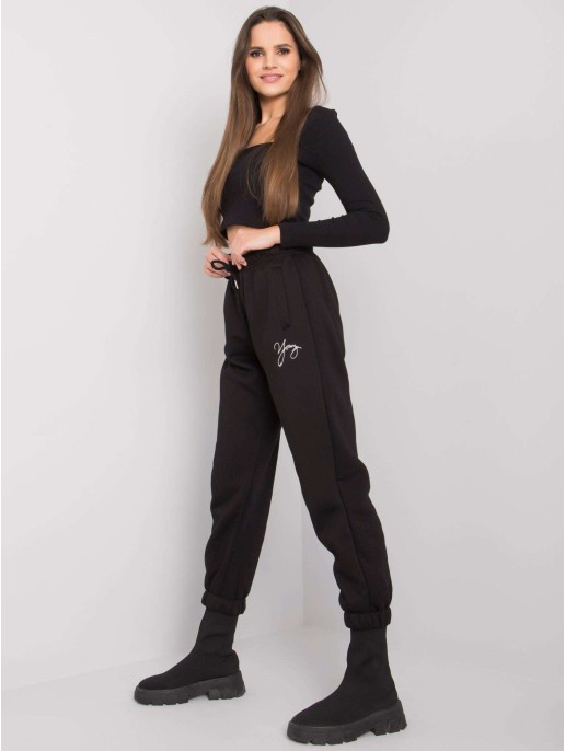 Spodnie dresowe-RV-DR-7275.24P-czarny Spodnie dresowe-RV-DR-7275.24P-czarny