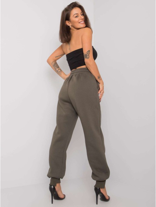 Spodnie dresowe-RV-DR-7237.81-ciemny khaki Spodnie dresowe-RV-DR-7237.81-ciemny khaki