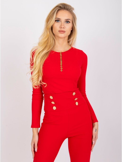 Bluzka-LK-BZ-508674.01P-czerwony Bluzka-LK-BZ-508674.01P-czerwony