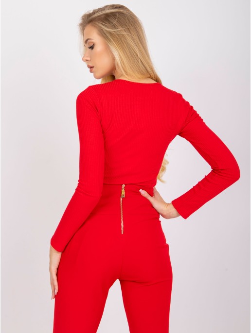 Bluzka-LK-BZ-508674.01P-czerwony Bluzka-LK-BZ-508674.01P-czerwony