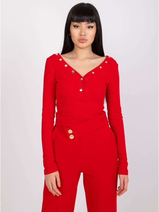 Bluzka-RV-BZ-7439.18-czerwony Bluzka-RV-BZ-7439.18-czerwony