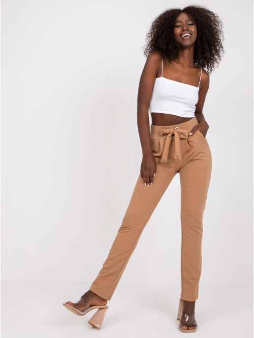 Spodnie dresowe-RV-DR-7459.01X-camelowy Spodnie dresowe-RV-DR-7459.01X-camelowy