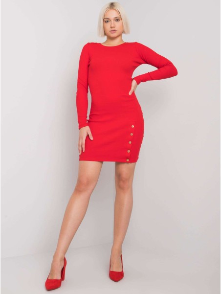 Suknelė-RV-SK-7246.29-raudona