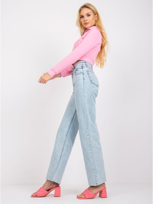 Spodnie jeans-MR-SP-358.58P-jasny niebieski Spodnie jeans-MR-SP-358.58P-jasny niebieski