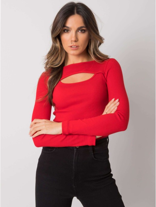 Bluzka-RV-BZ-7336.67-czerwony Bluzka-RV-BZ-7336.67-czerwony