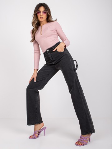 Spodnie jeans-MR-SP-356.42P-czarny 2