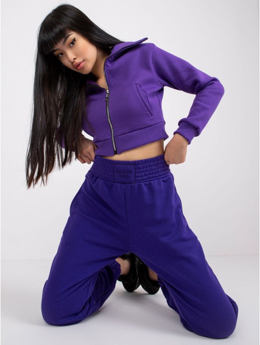 Spodnie dresowe-RV-DR-7460.11-ciemny fioletowy Spodnie dresowe-RV-DR-7460.11-ciemny fioletowy