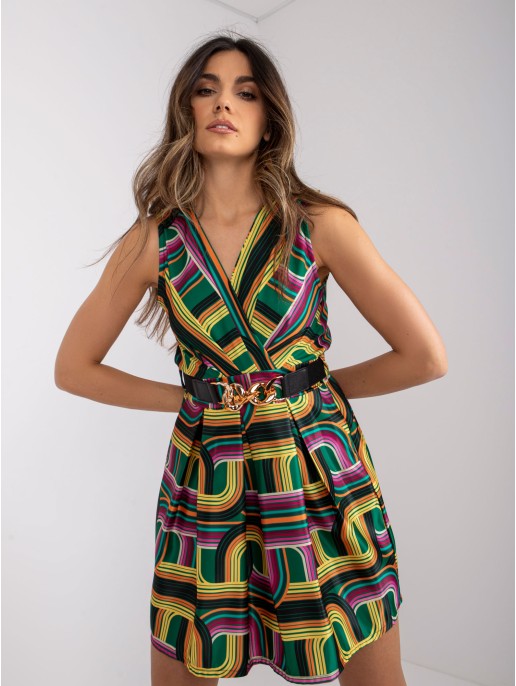 Suknelė-DHJ-SK-15308.61P-žalia Suknelė-DHJ-SK-15308.61P-žalia