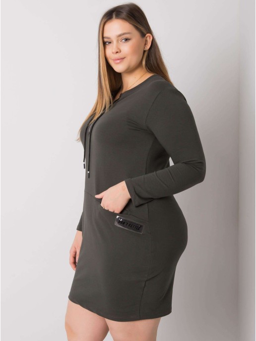 Suknelė-RV-SK-7241.43-tamsiai chaki Suknelė-RV-SK-7241.43-tamsiai chaki