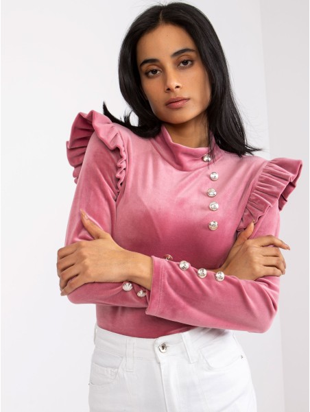 Bluzka-DHJ-BZ-6533A.44P-ciemny różowy