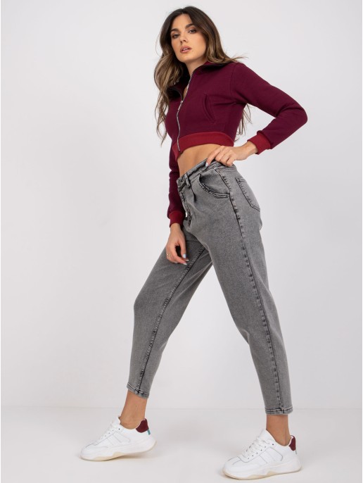 Spodnie jeans-MR-SP-255.56P-ciemny szary Spodnie jeans-MR-SP-255.56P-ciemny szary