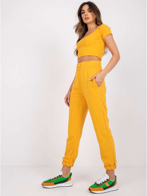 Spodnie dresowe-RV-DR-7460.11-jasny pomarańczowy Spodnie dresowe-RV-DR-7460.11-jasny pomarańczowy