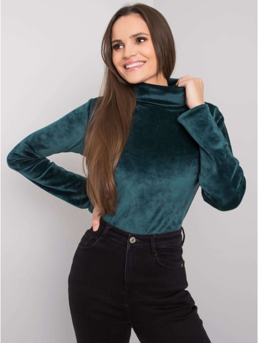 Bluzka-LK-BZ-508410.07P-ciemny zielony Bluzka-LK-BZ-508410.07P-ciemny zielony